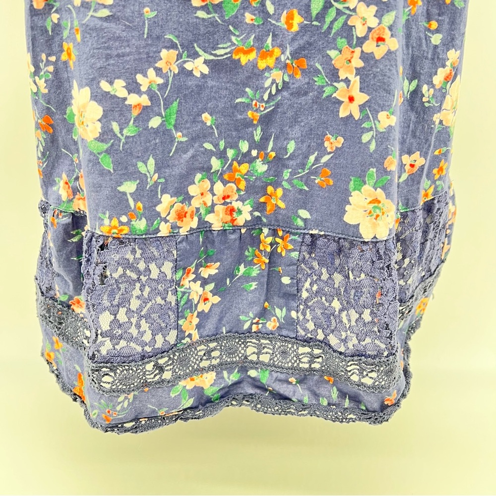 Hollister Floral Lace Tank Top - Purple - Picture 3 of 10